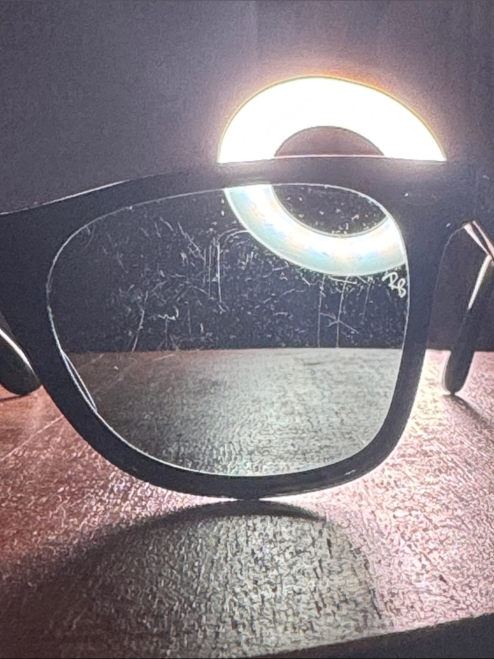 Ray-Ban Black Frame Sunglasses with Dark Lenses - Picture 11 of 12